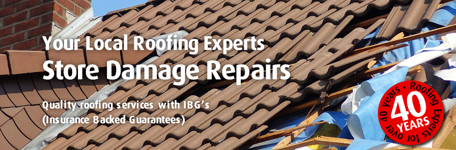 Storm Damaged Roof Repairs in leicester